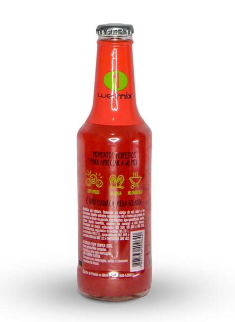 We-Mix - 1 Morango e Kiwi c/ Chá Branco 275ml